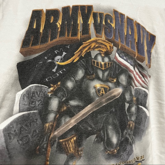 1997 ARMY VS NAVY Long Sleeve Shirt, XL 12th man lives on beat NAVY Football - Picture 5 of 6